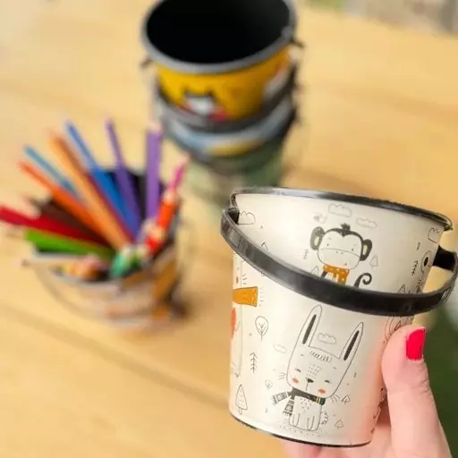 سطل فانتزی کاغذ رادیانت فرش کیپس