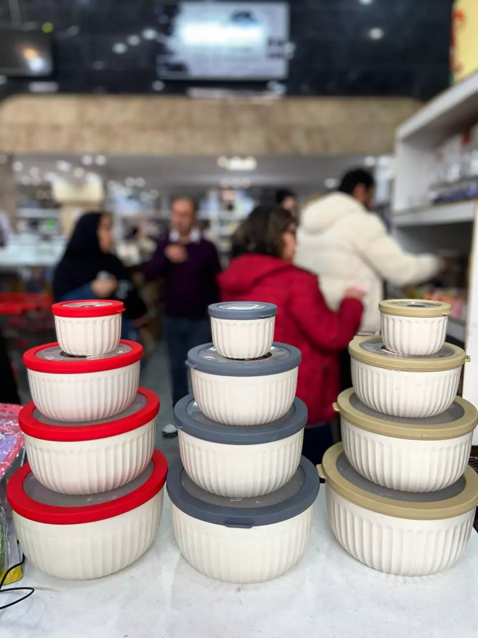 کاسه فریزری پرایم گرد ۴ عددی