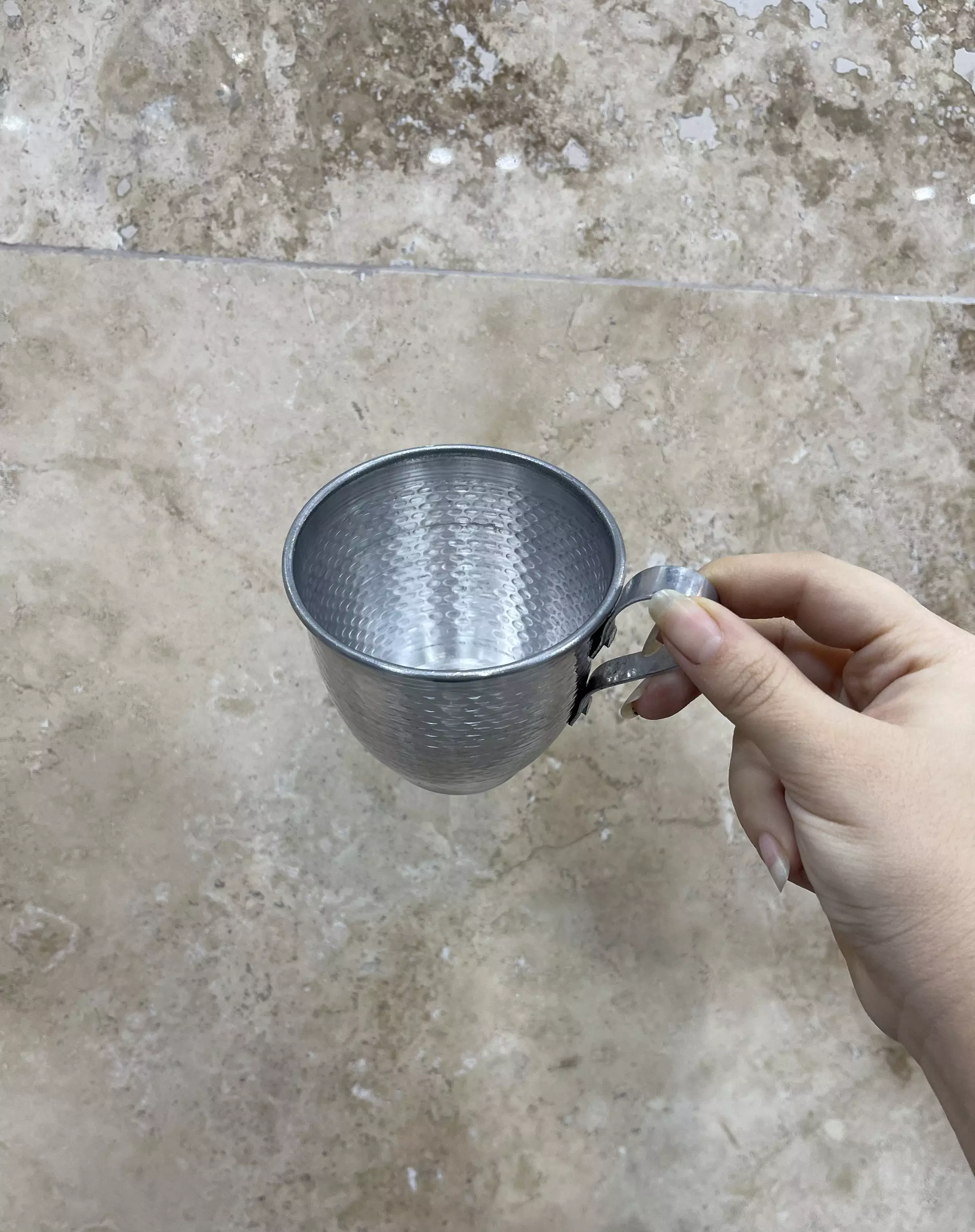 لیوان روی دسته دار