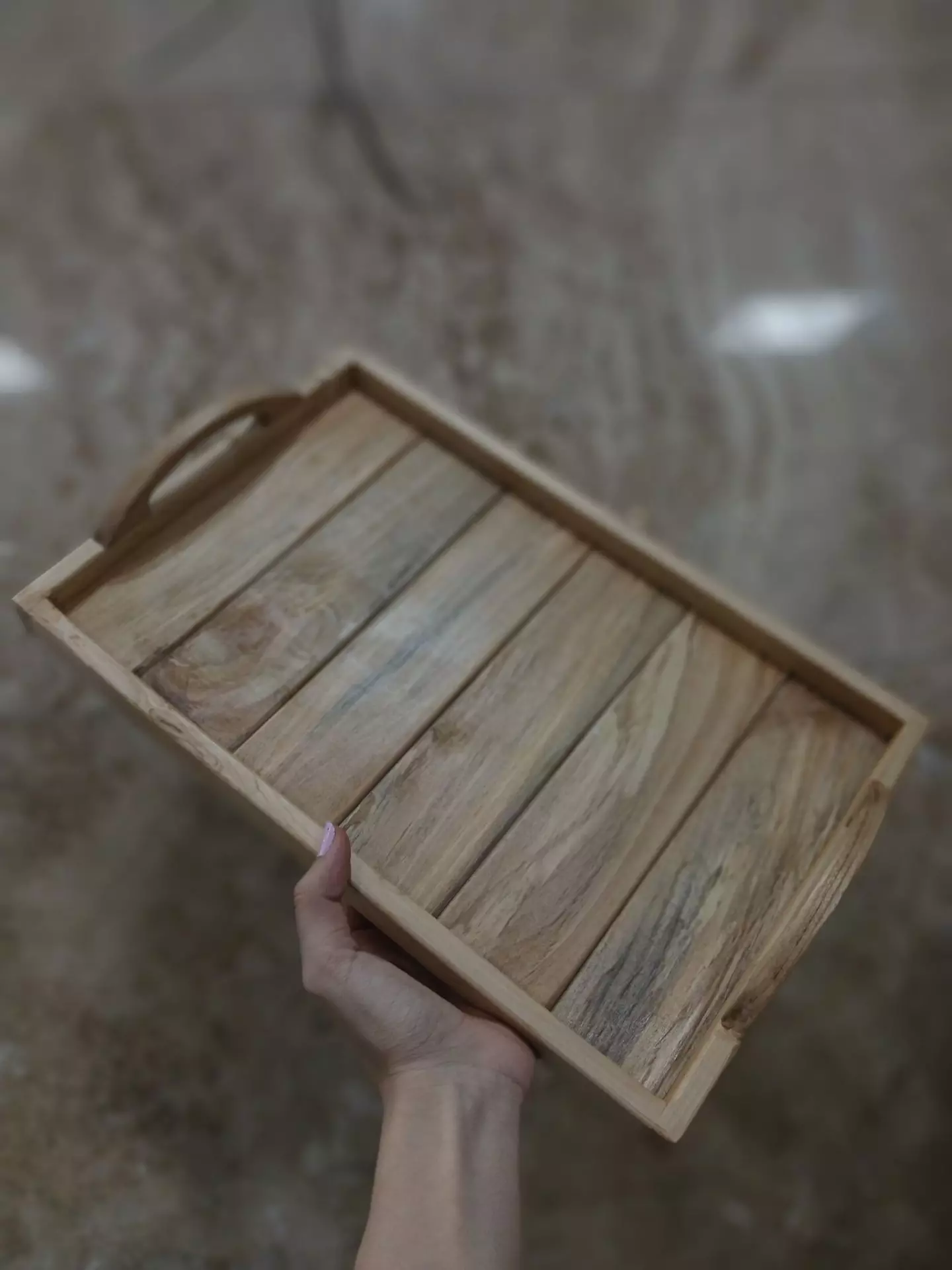 سینی تمام چوب ابشار