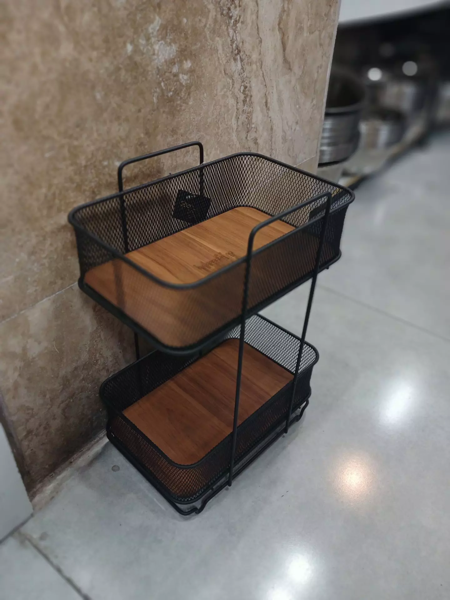 دو طبقه مستطیل بلوط