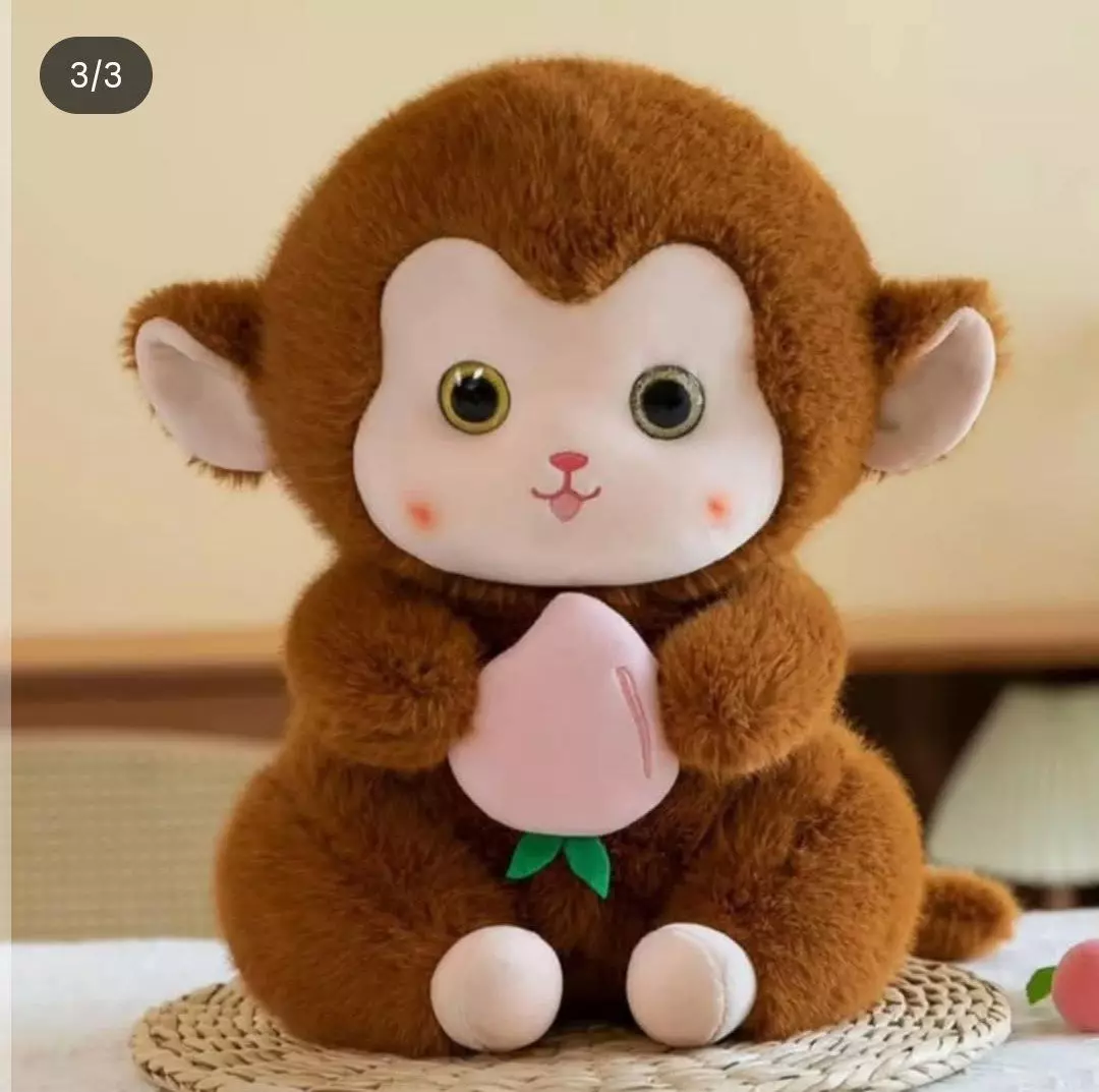 عروسک میمون پرزی ۳۰ سانت