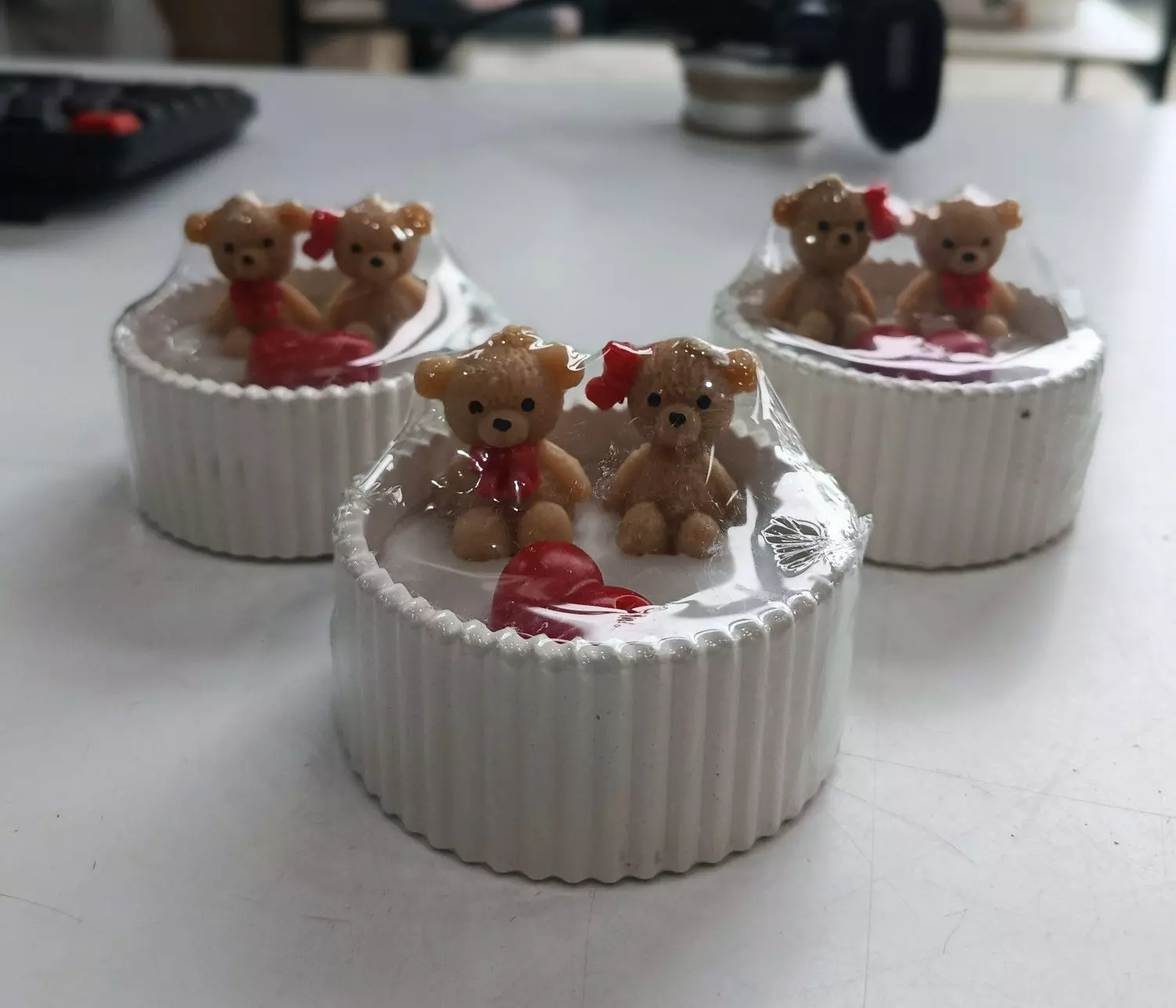شمع تدی سنگی کوچک