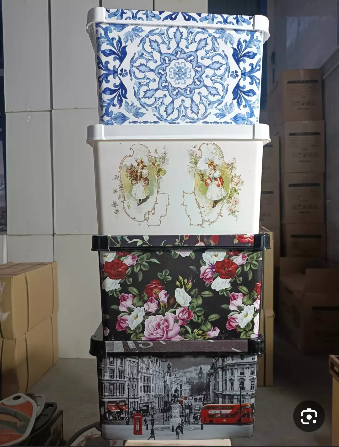 باکس همه کاره سایز 3 چاپدار گولد