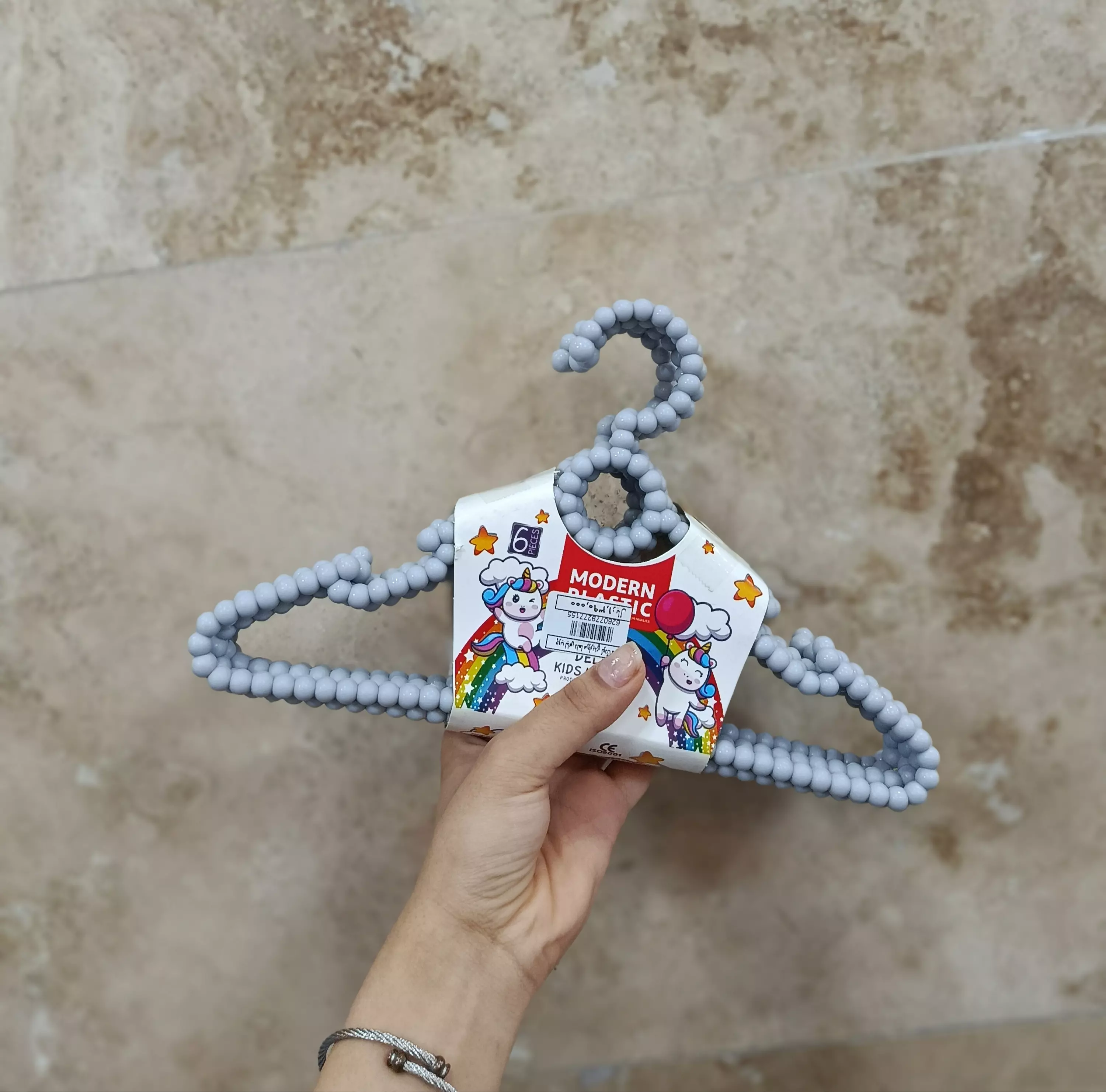 چوب لباس دلسا مرواریدی کودک مدرن