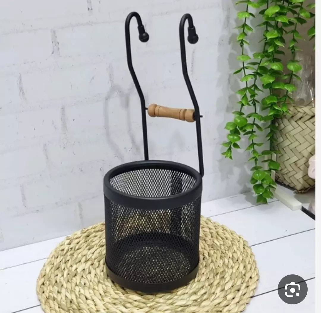 جا قاشقی آویز فلزی مشکی