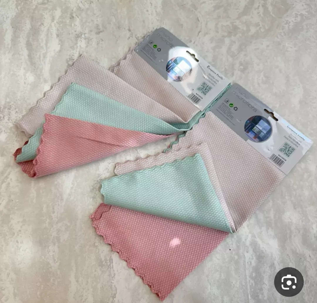 دستمال پک سه عددی شیشه