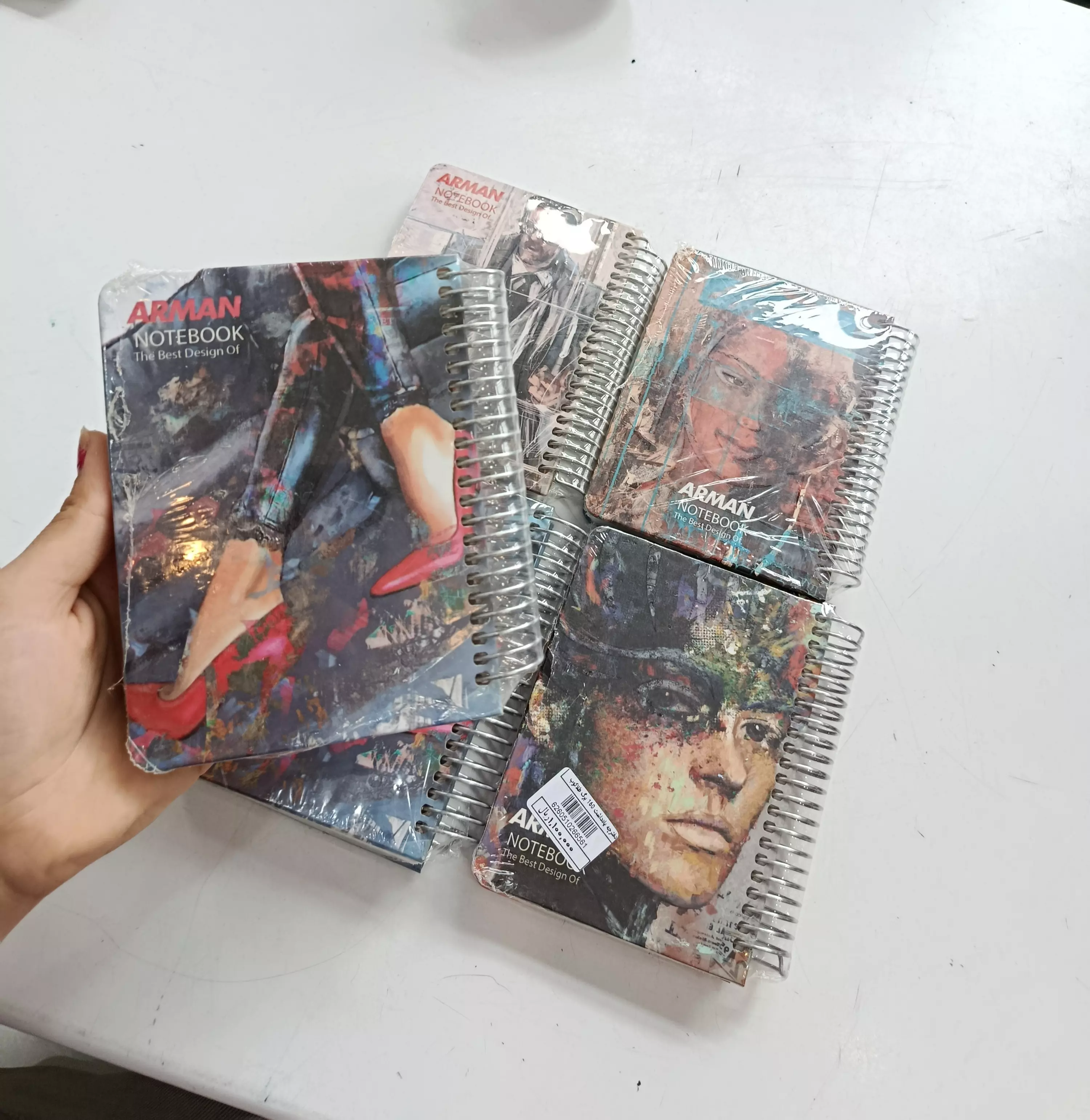 دفتر یادداشت 160 برگ طلا کوب