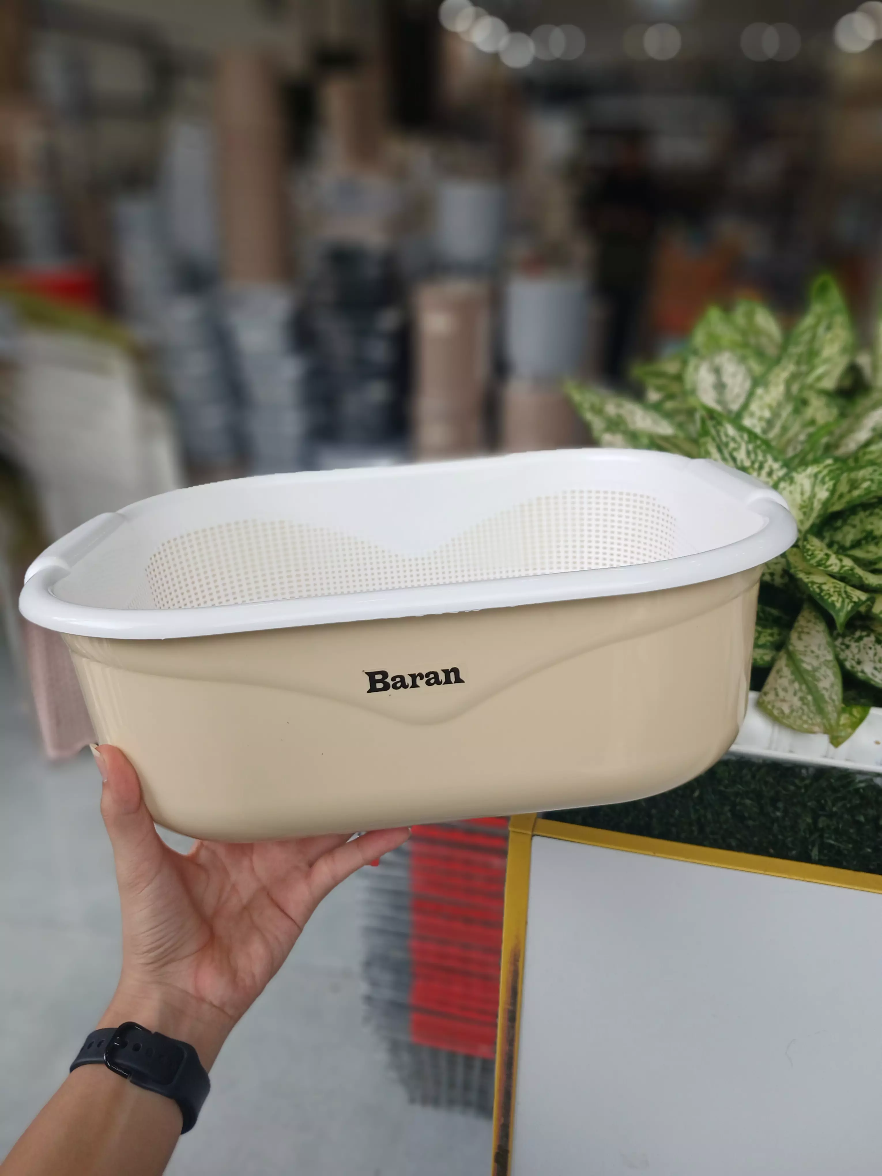 آبکش و لگن چهارگوش 3باران
