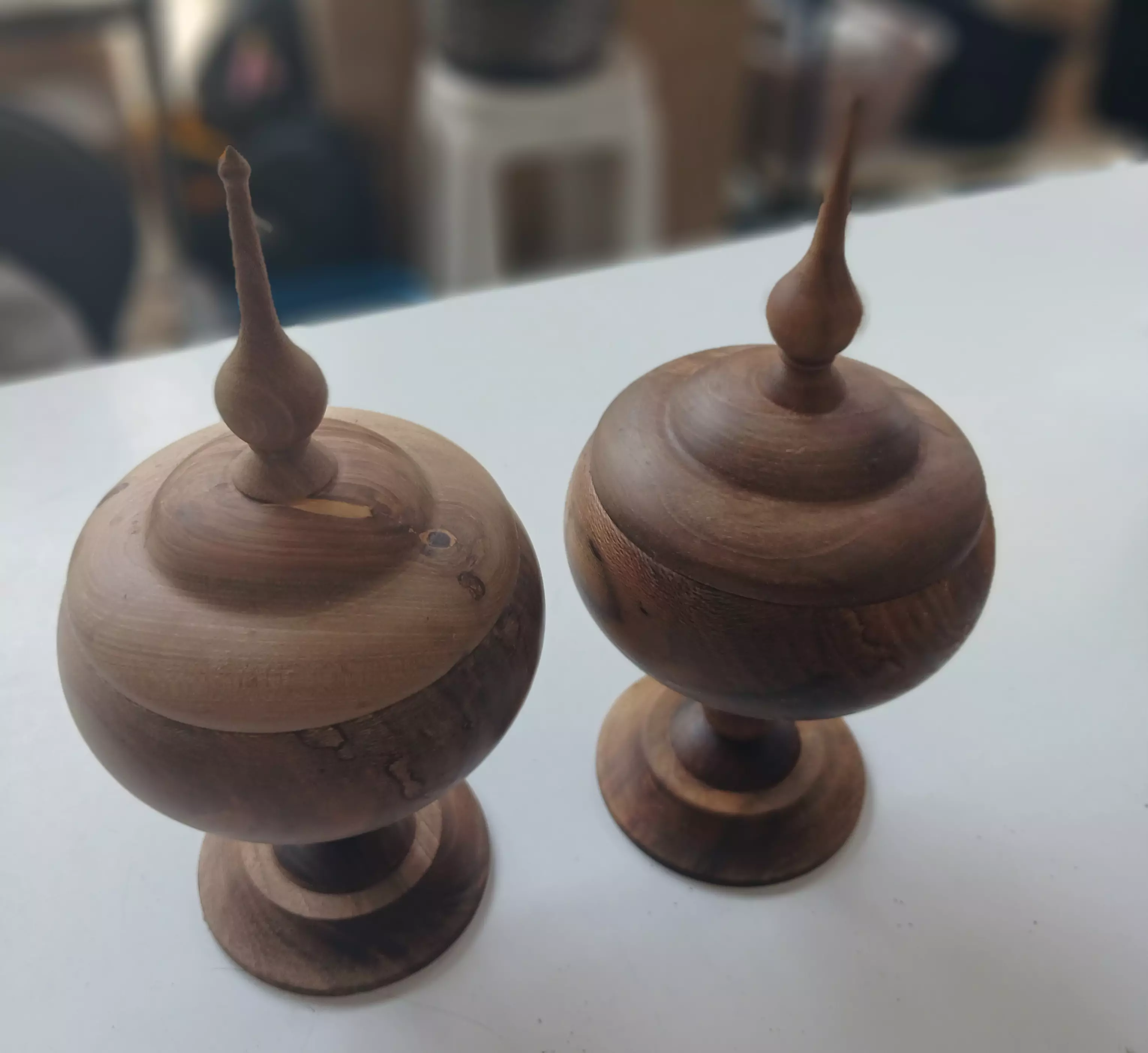 شکلات پایه دار درب دار 15 هادی چوب گردو