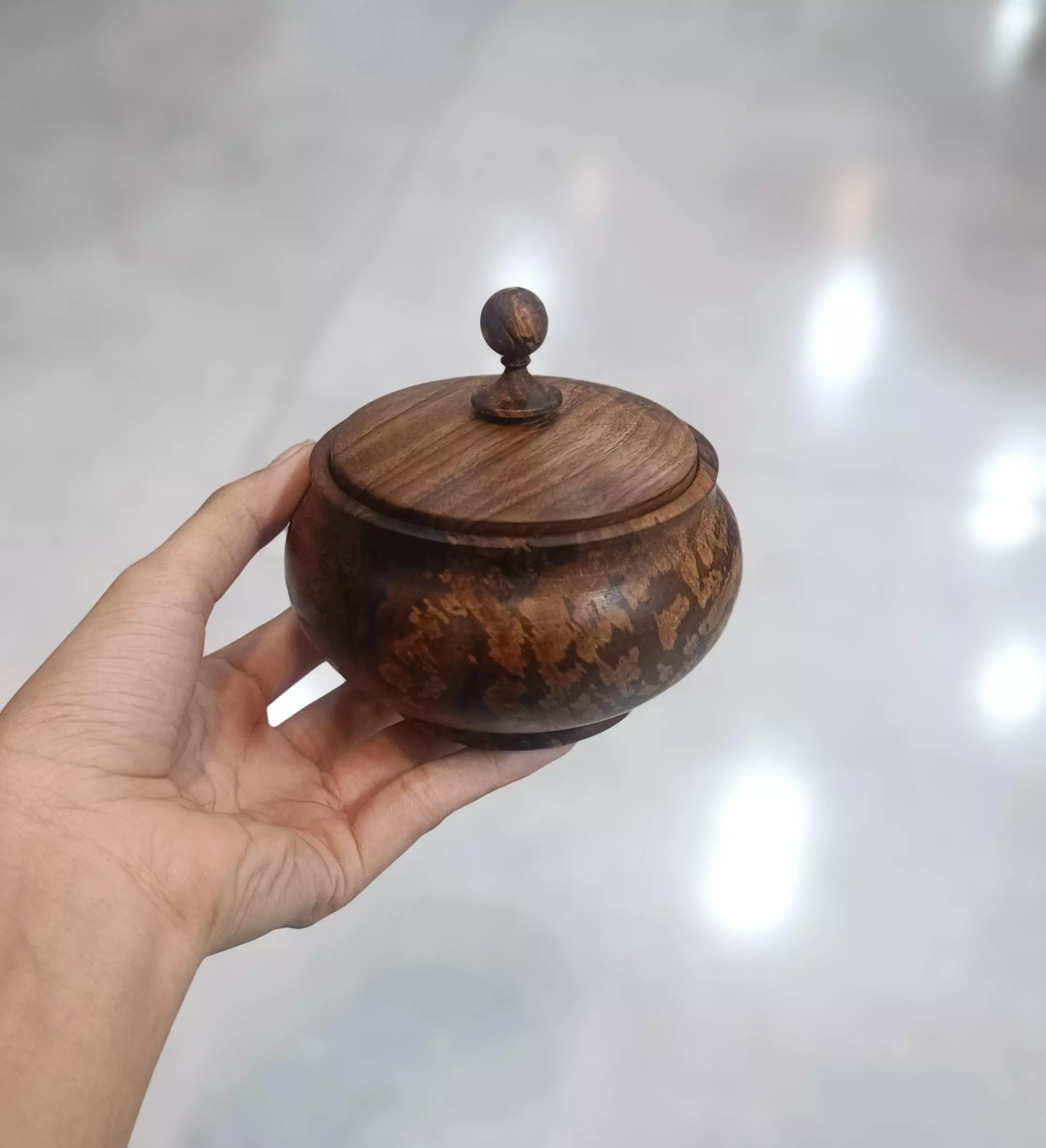 قندان چوبی مفیدی کوچیک