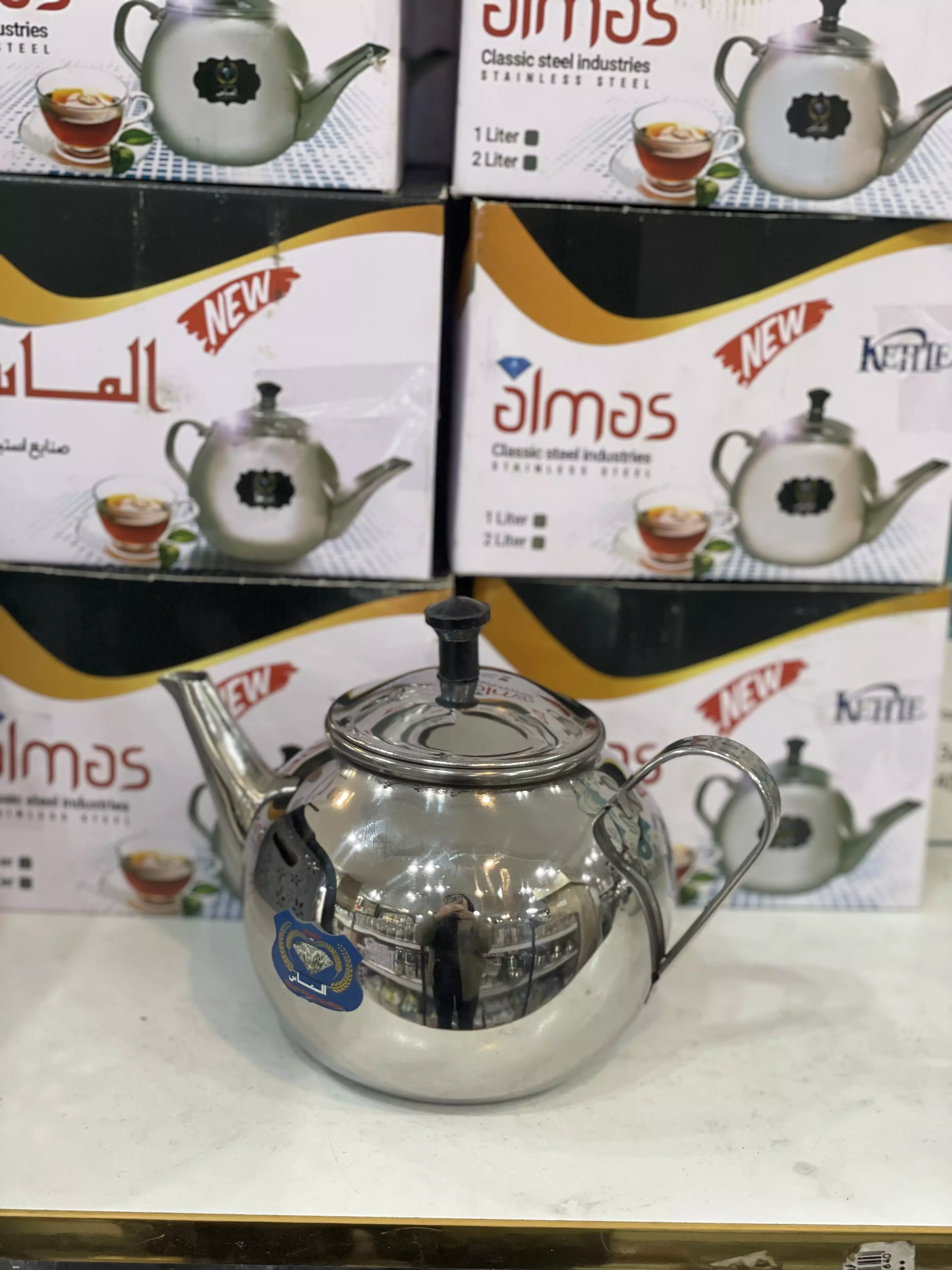 کتری استیل 2 لیتری ضخیم پارس