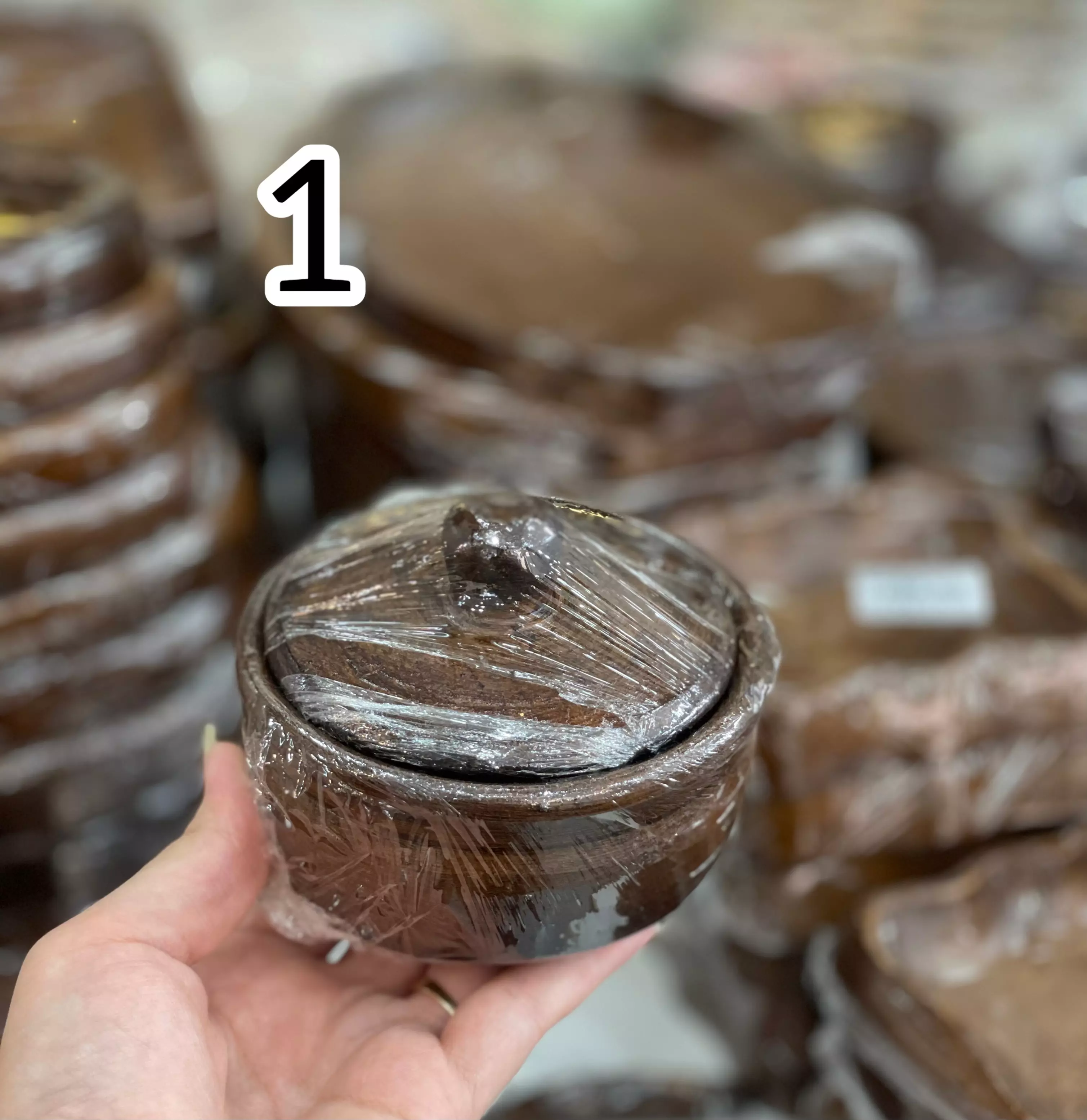 قندان طرح چوب سنگی نظری