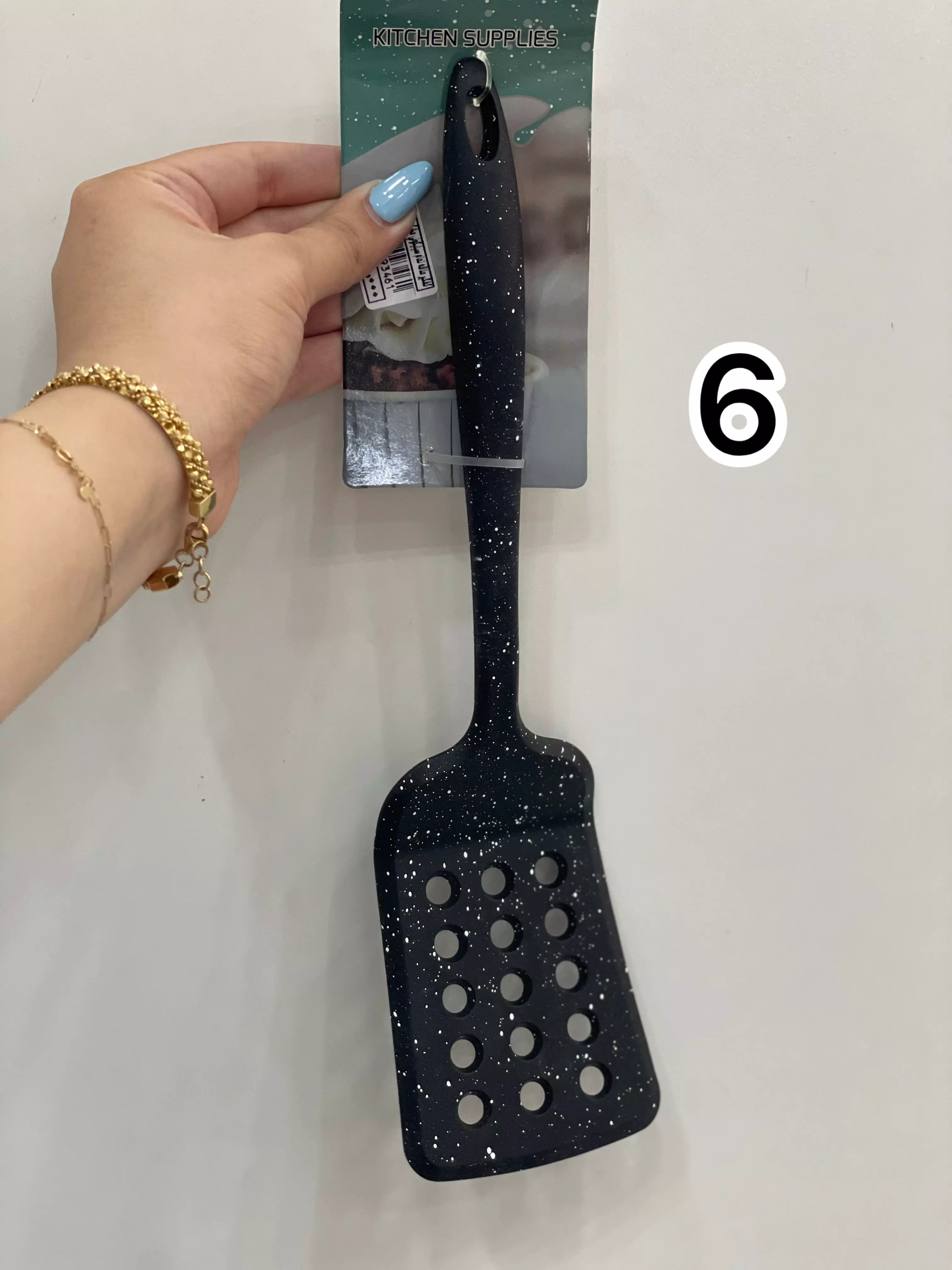 کفگیر ملاقه تمام سیلیکونی مشکی شنکیا