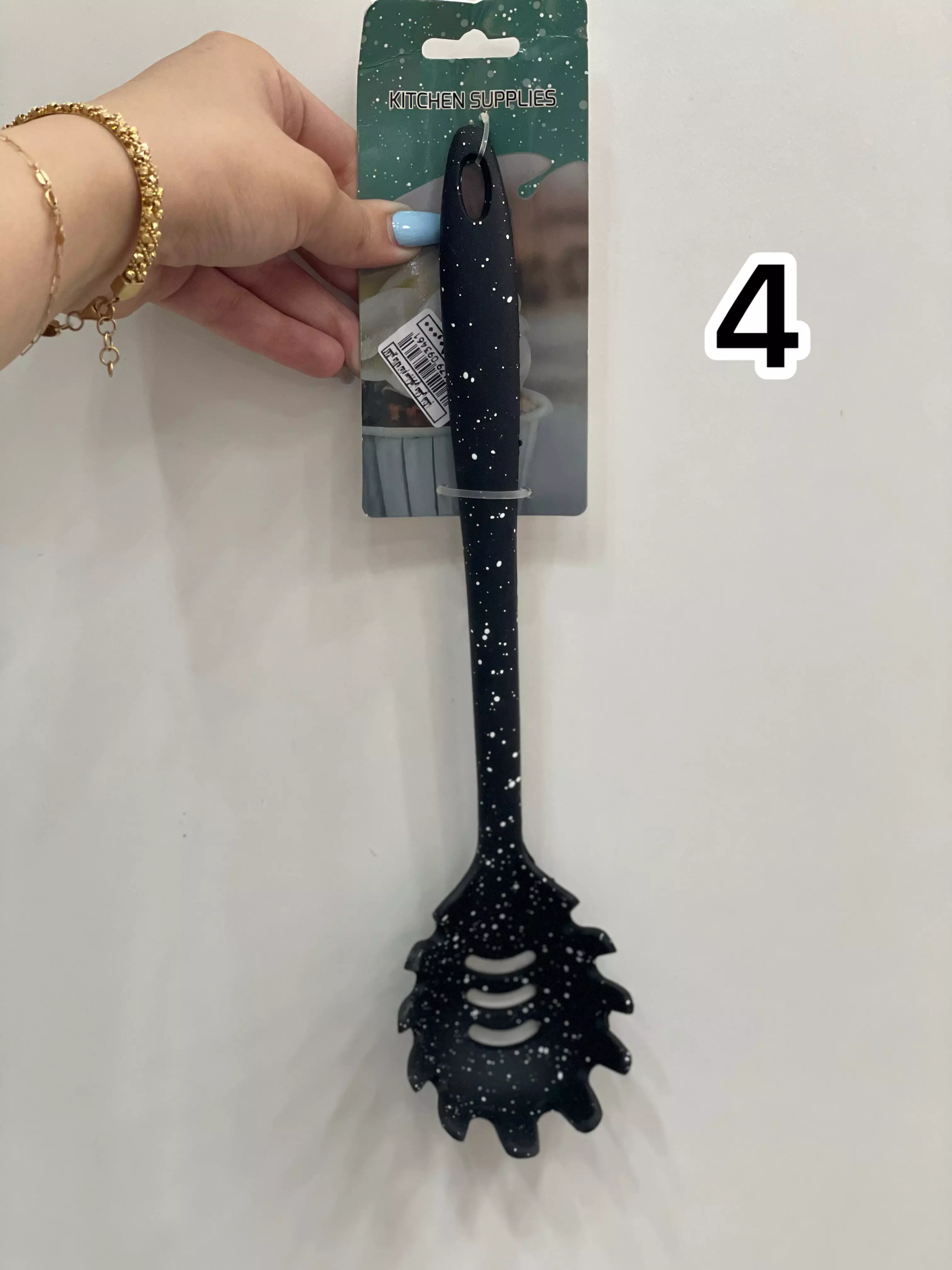 کفگیر ملاقه تمام سیلیکونی مشکی شنکیا