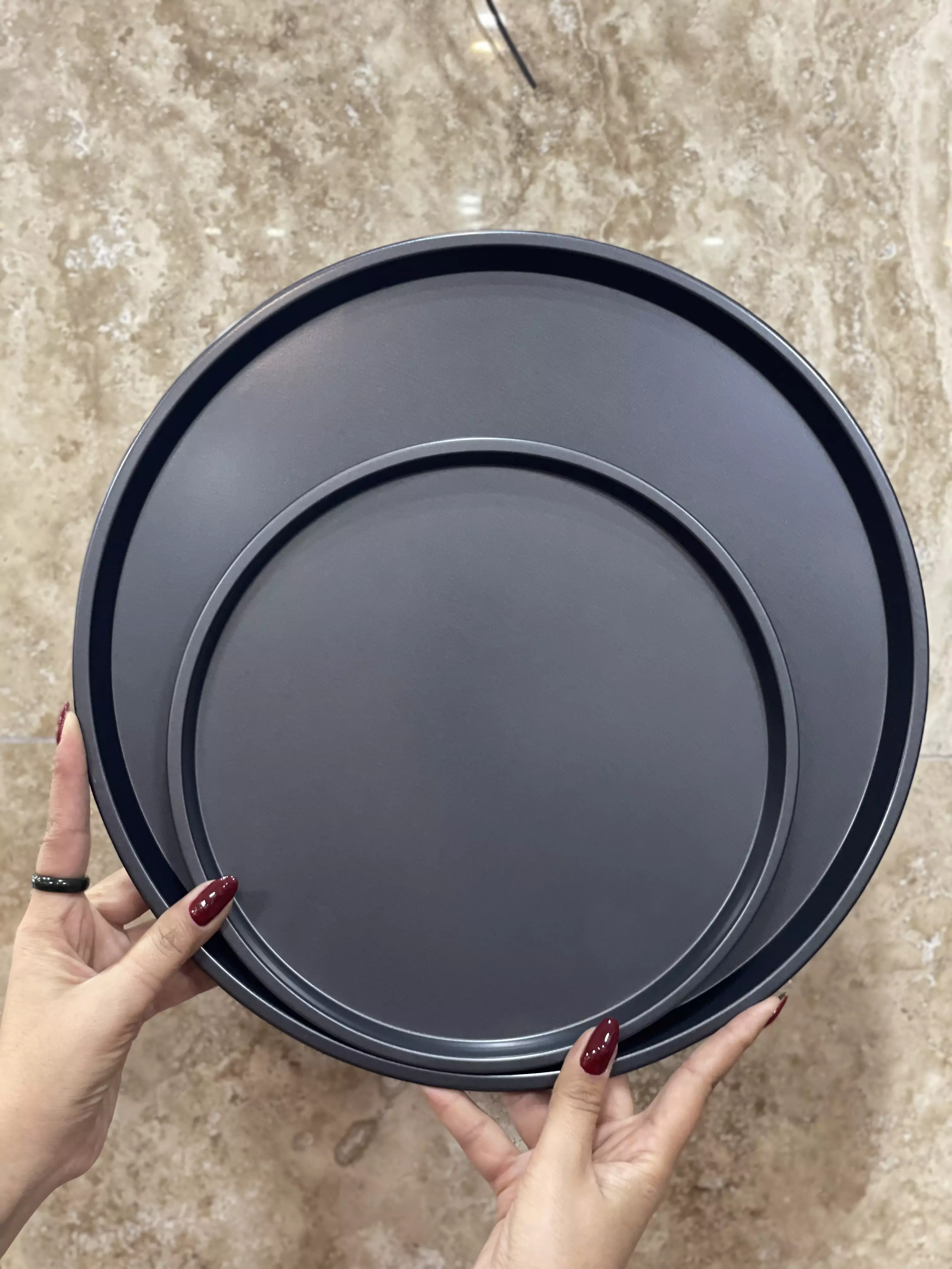 قالب پیتزا سایز ۳۶ گرانیتی