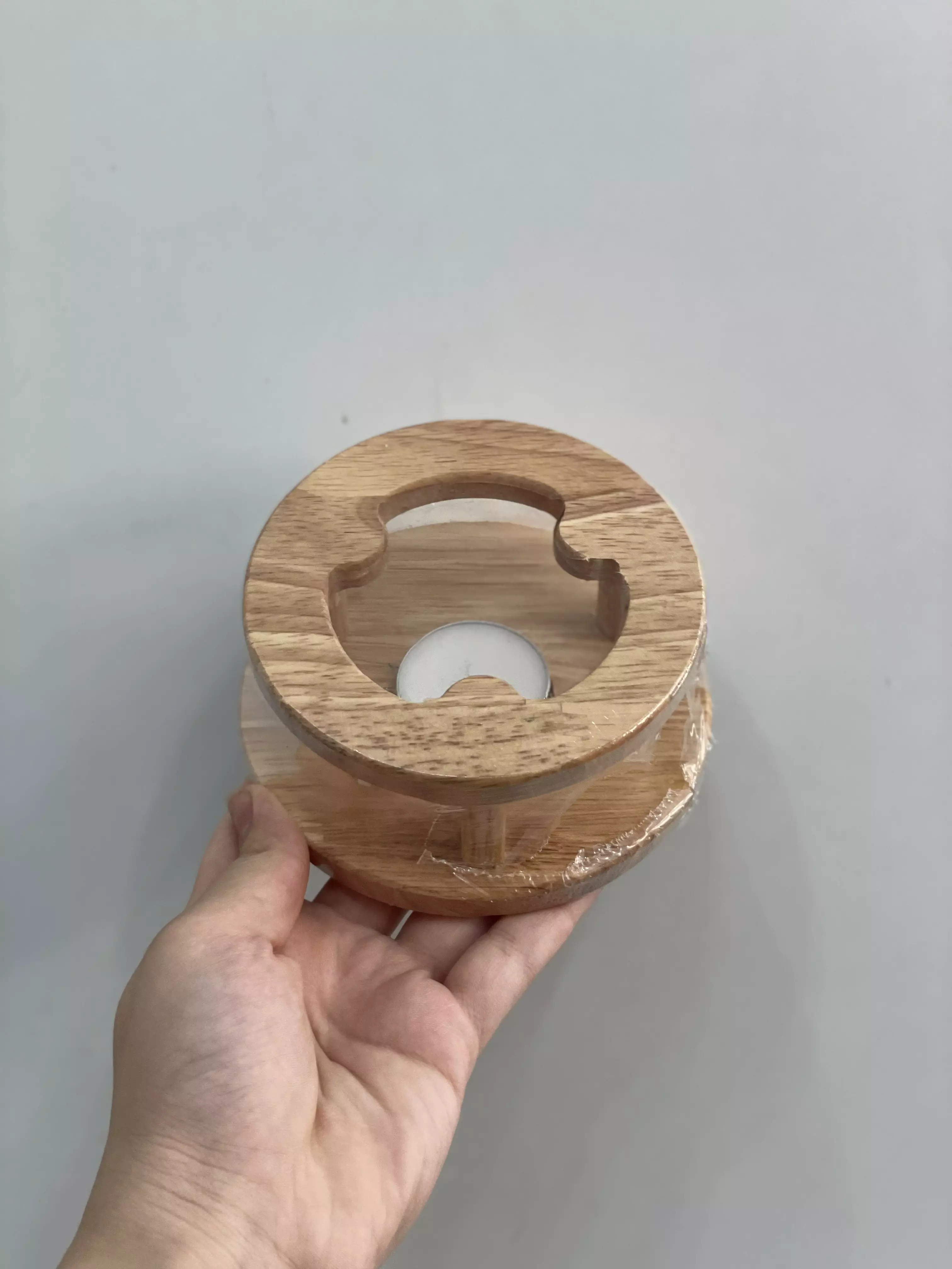 وارمر چوبی ماهک مربع و گرد