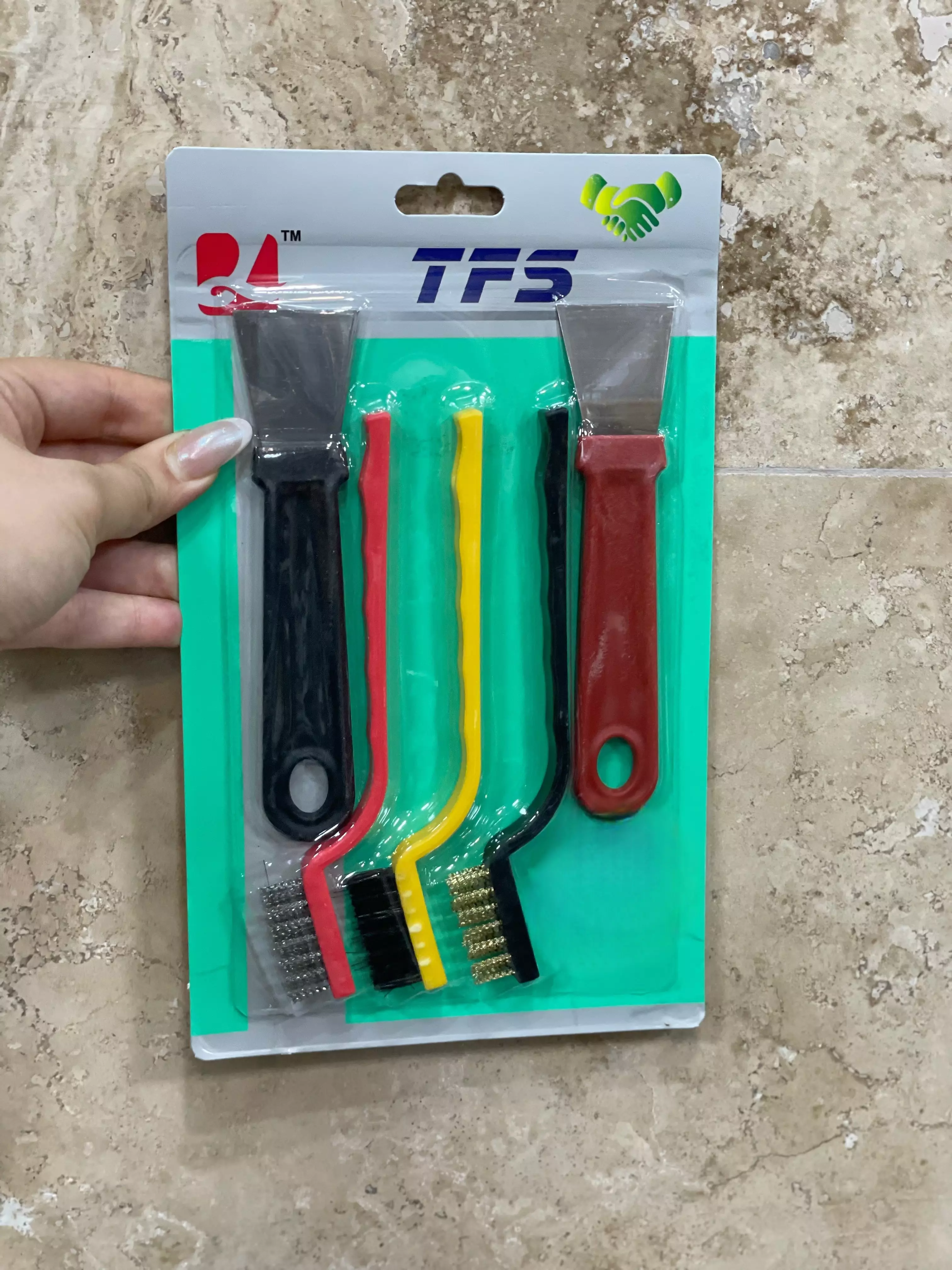 پک فرچه و کارد سیمی ۵ عددی آشپزخانه