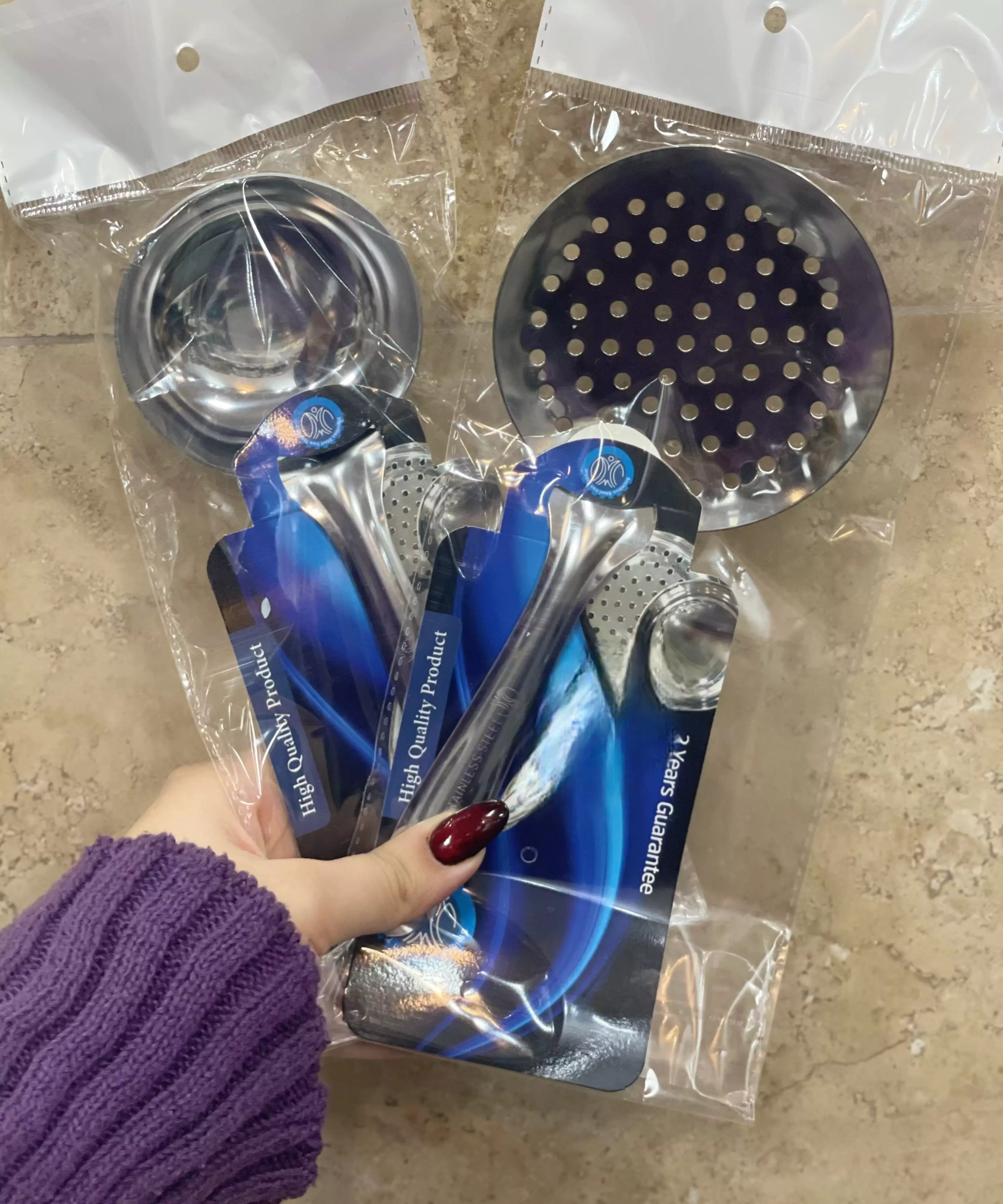 کفگیر و ملاقه کوچیک استیل