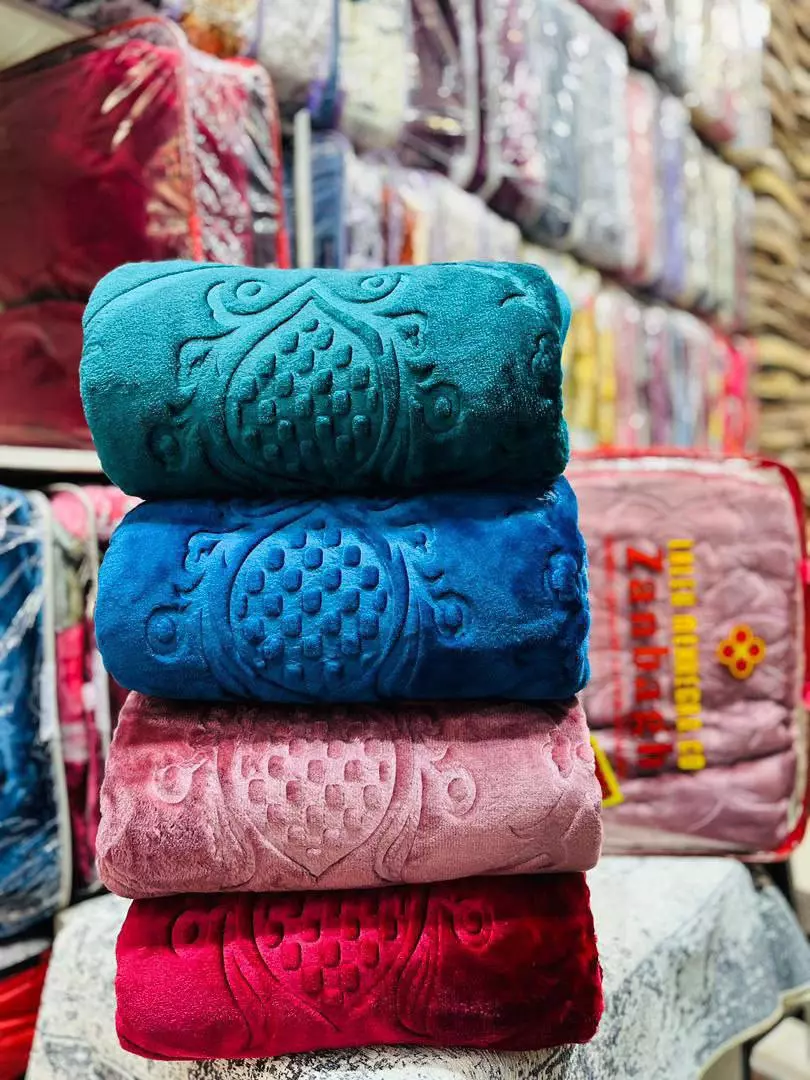 پتو یک نفره زنبق