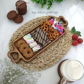 سینی رولت خوری دسته قلبی