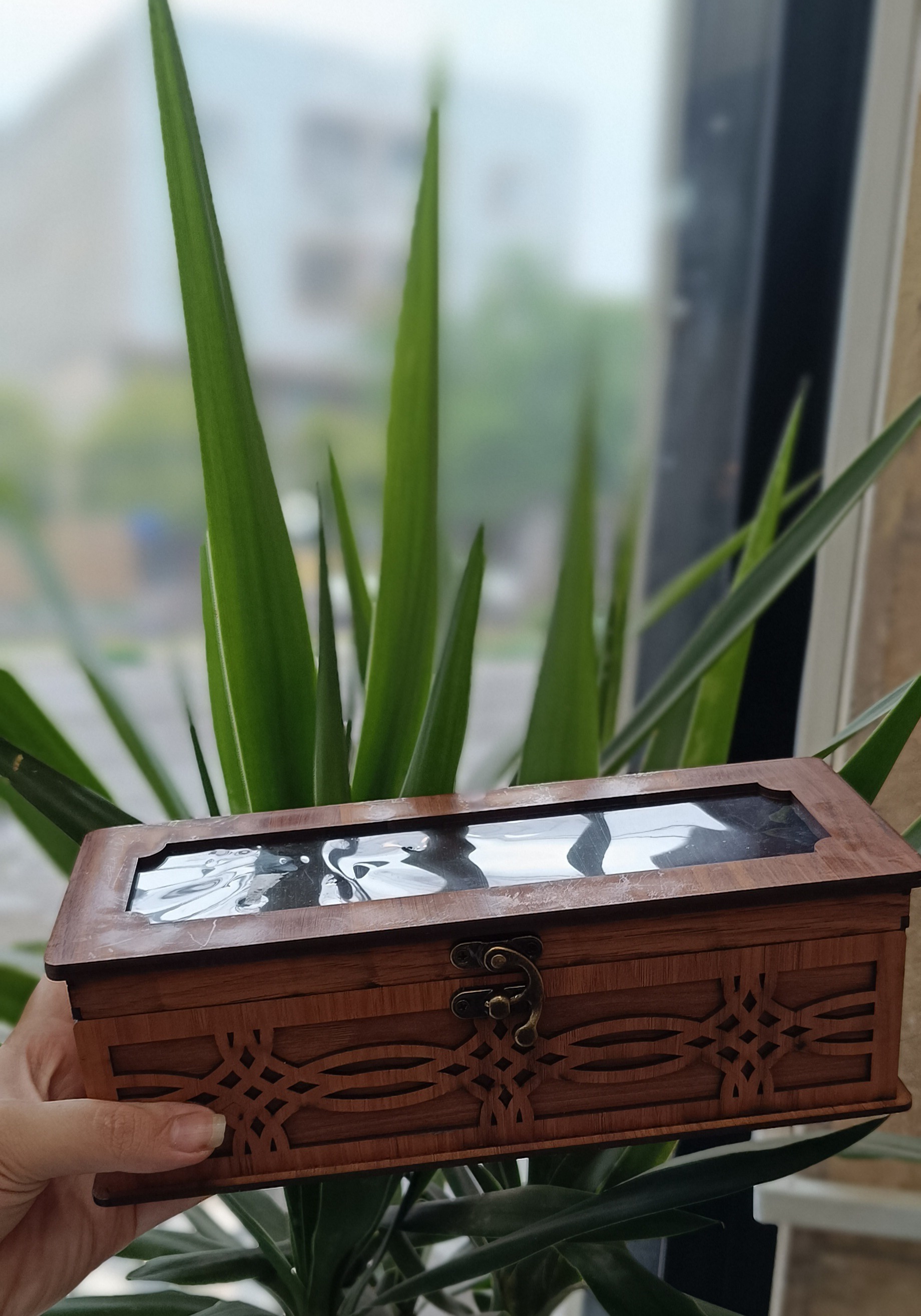 تیبگ چوبی 3 خانه 123