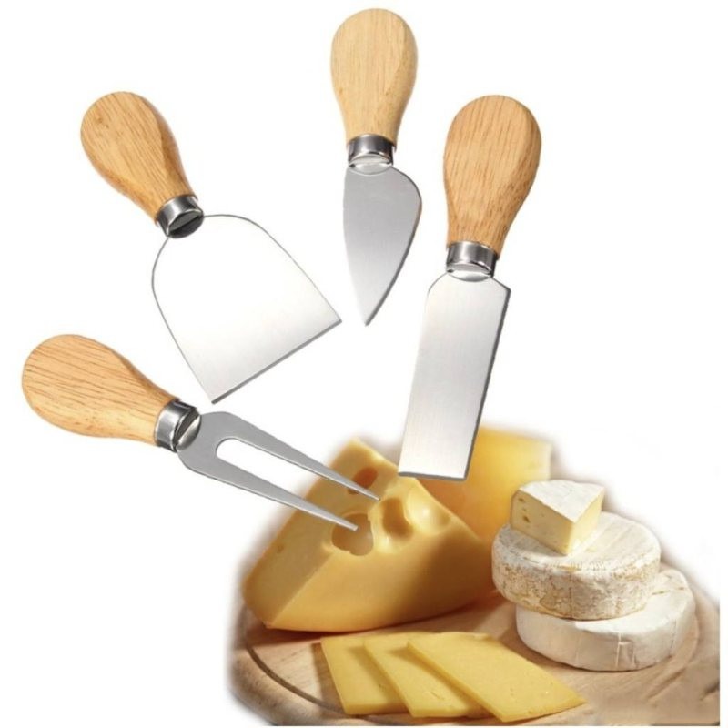 ست صبحانه خوری دسته چوبی