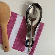 زیر قاشقی کنار گازی استیل