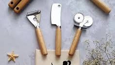 ابزار آشپزخونه دسته چوبی جور (ساتور)