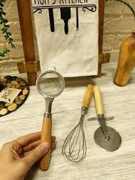 ابزار آشپزخونه دسته چوبی جور (صافی چای)