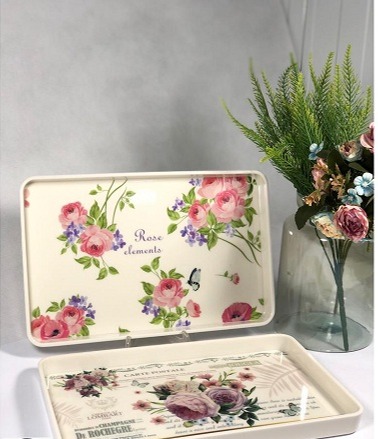 سینی متوسط مستطیل رزا 8826