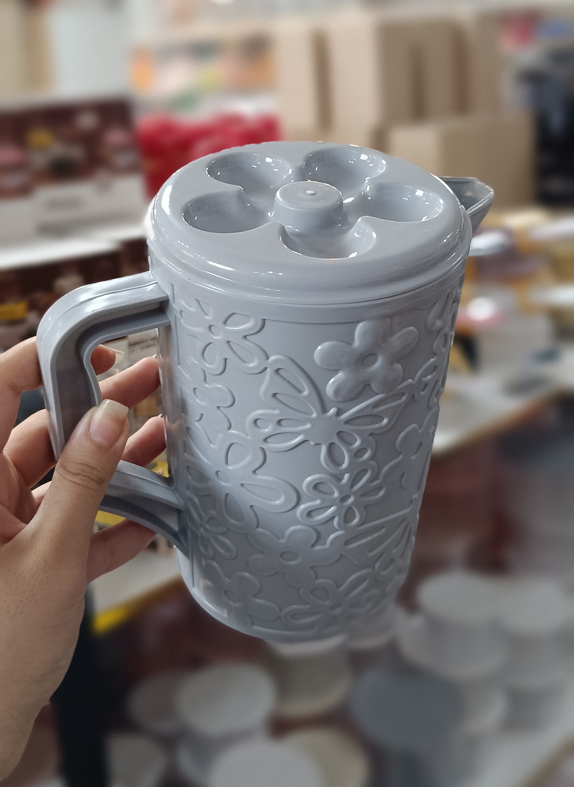 پارچ گرافیکی کوچک طرح گل