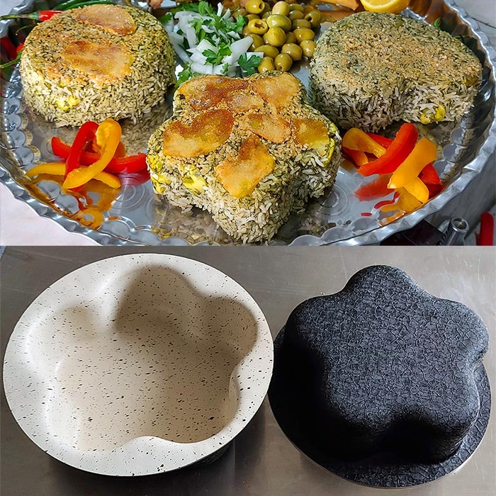 قالب کته طرح دار