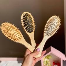 برس چوبی بامبو بیضی