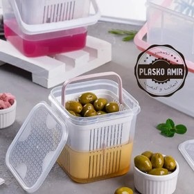ظرف نگهداری ترشی و لبنیات 1مانیا