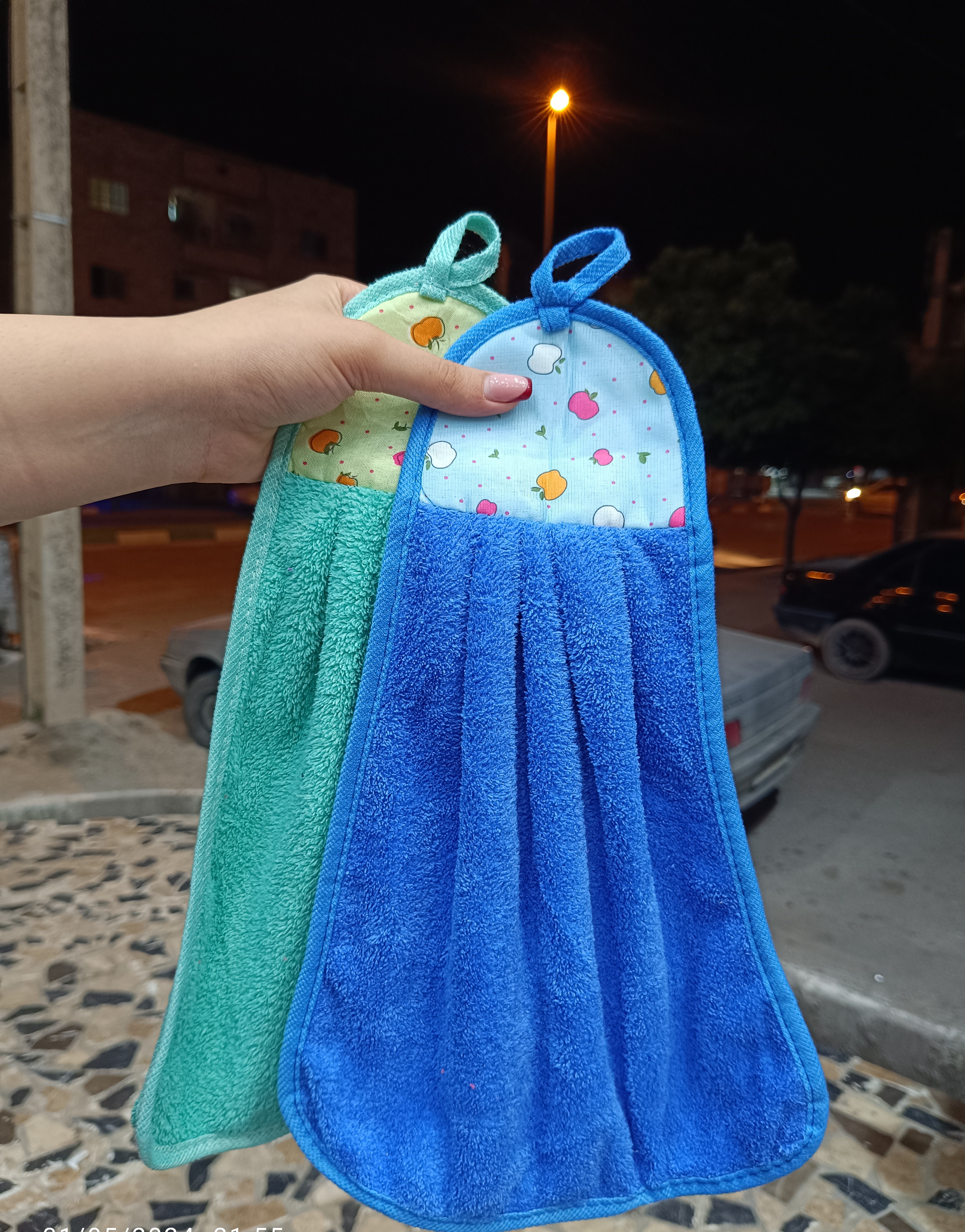 دستمال آشپزخانه سه گوش