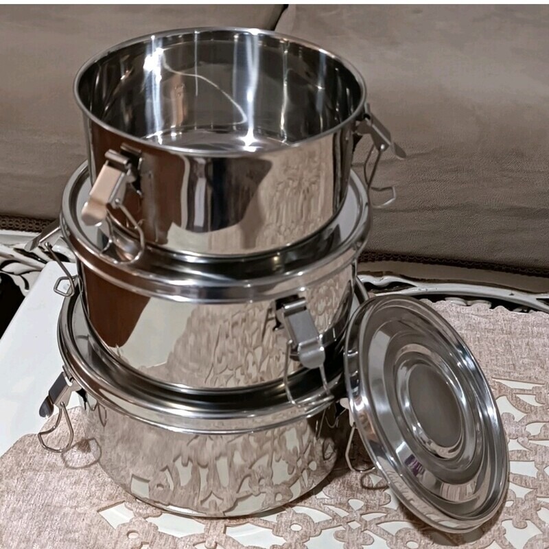 ظرف غذا استیل 3 عددی