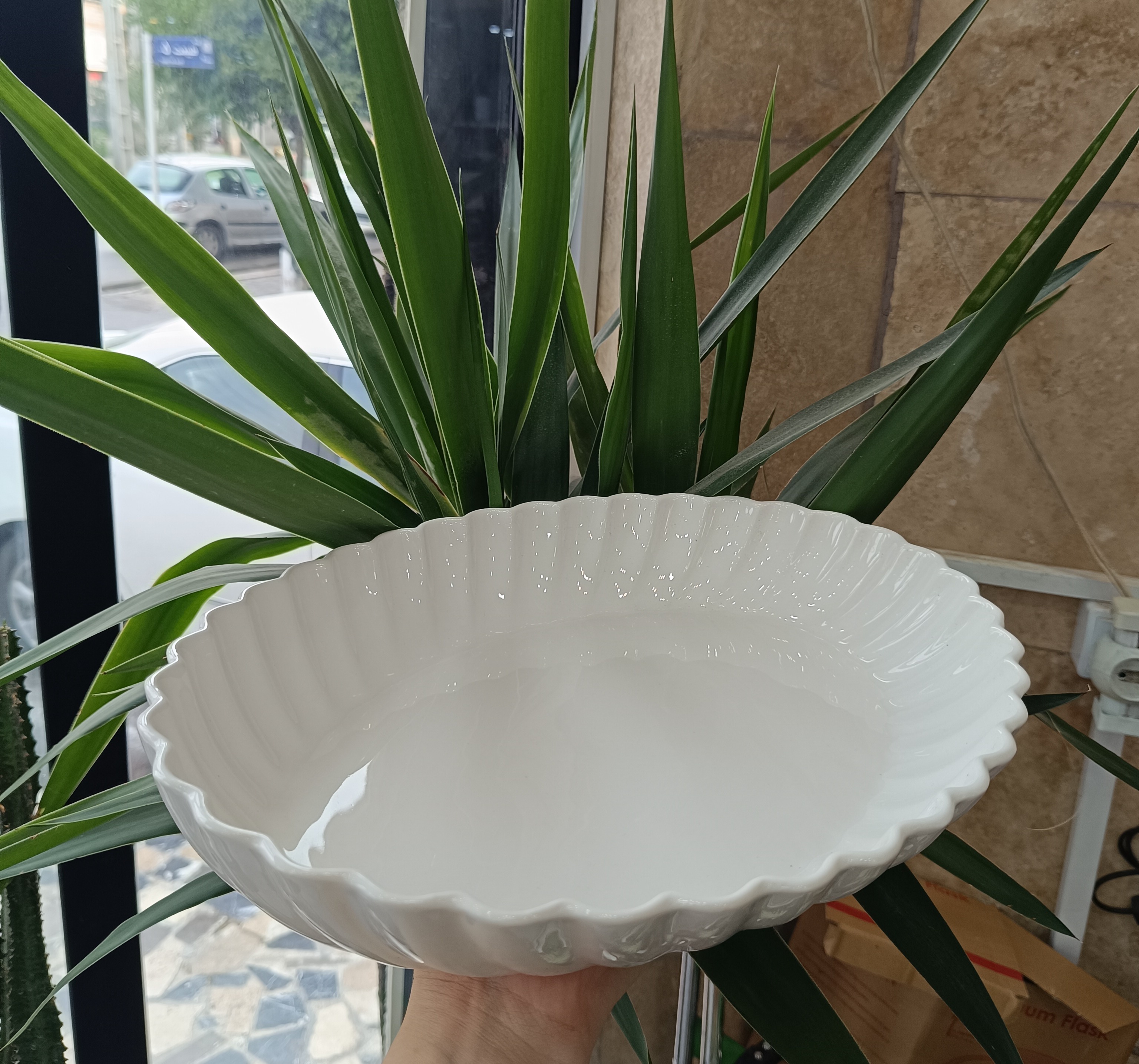 تابه بیضی بزرگ سرامیکی
