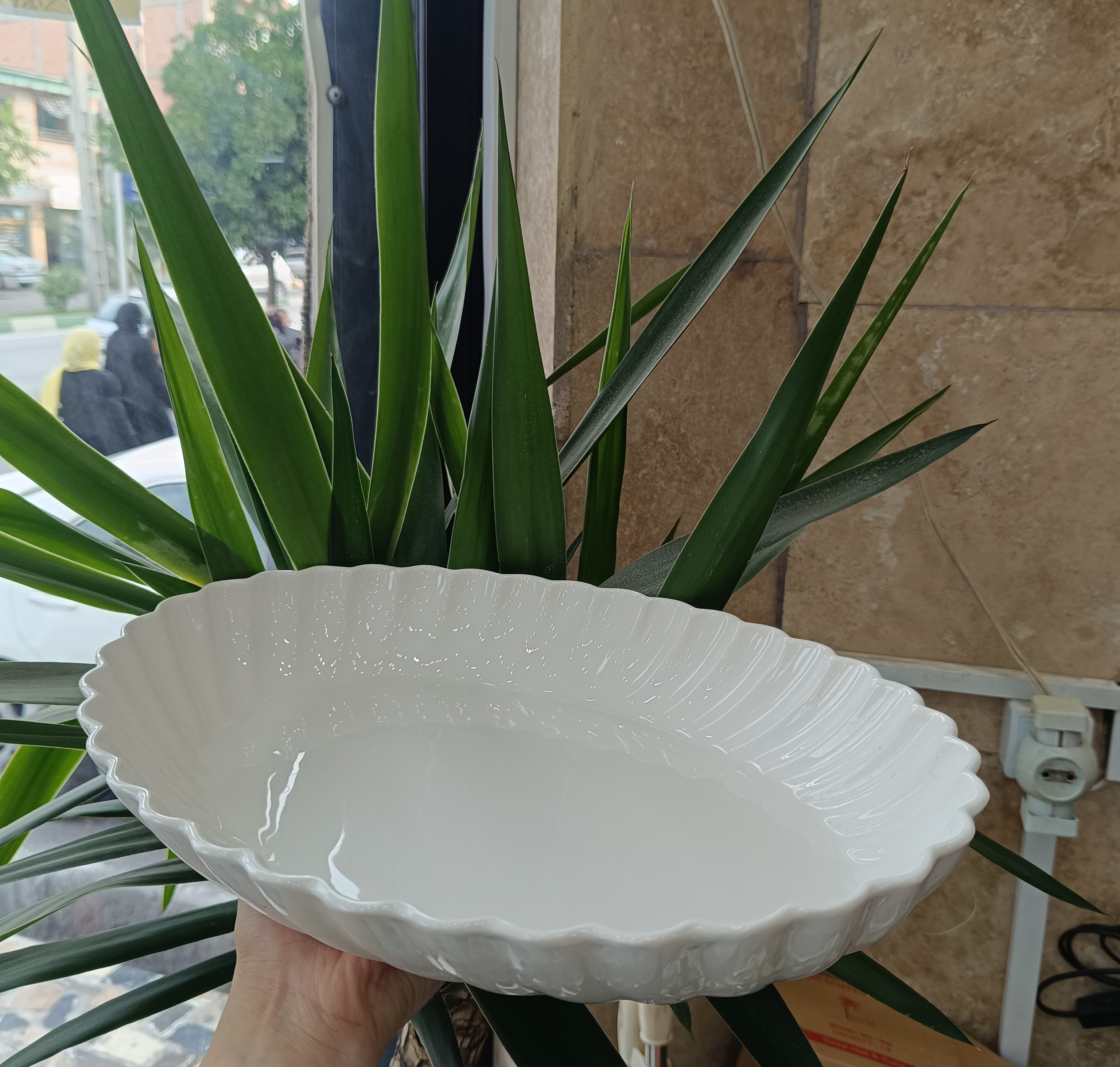 تابه بیضی بزرگ سرامیکی