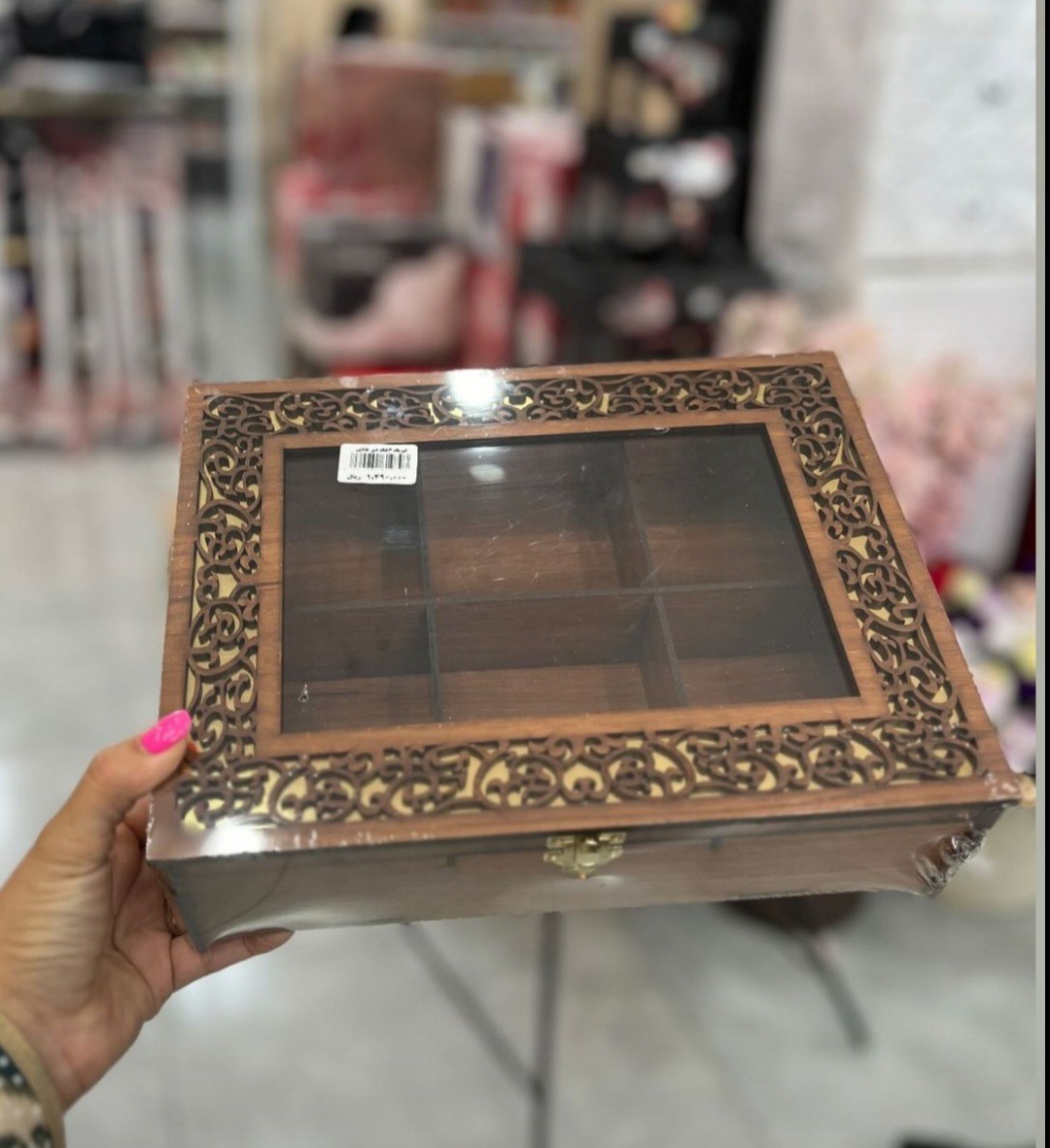 تیبگ 6خانه دور طلایی چوبی