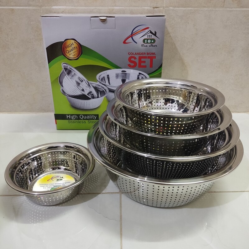 سرویس آبکش 5 تیکه استیل