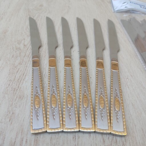 چاقو میوه خوری طلایی