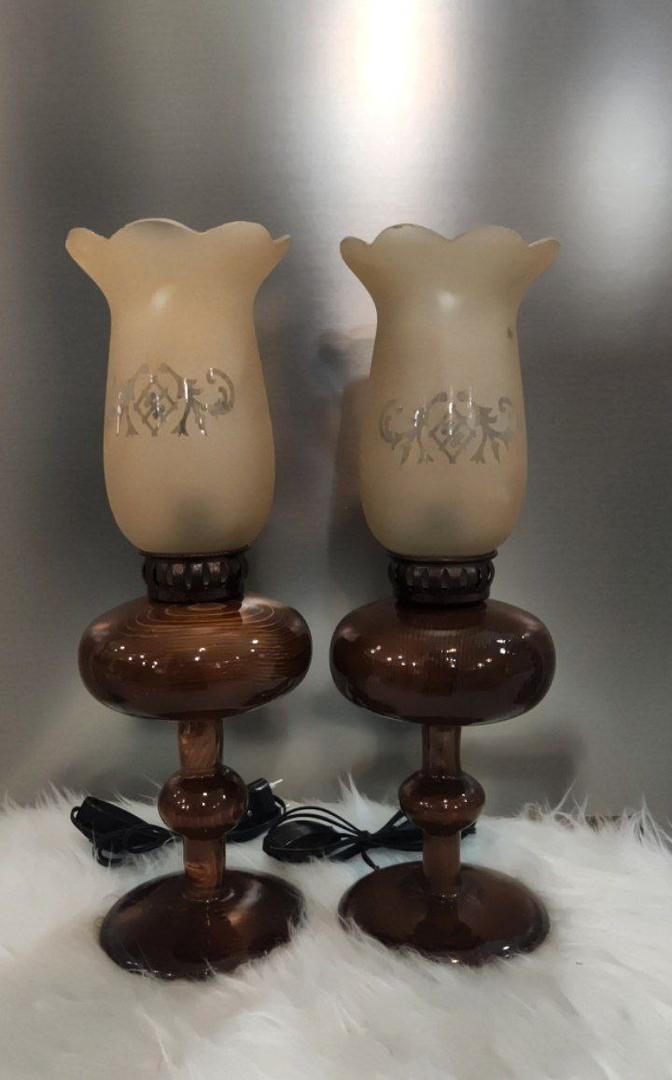 فانوس پایه چوبی