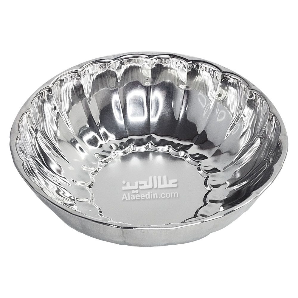 کاسه استیل طرح دار سایز 22