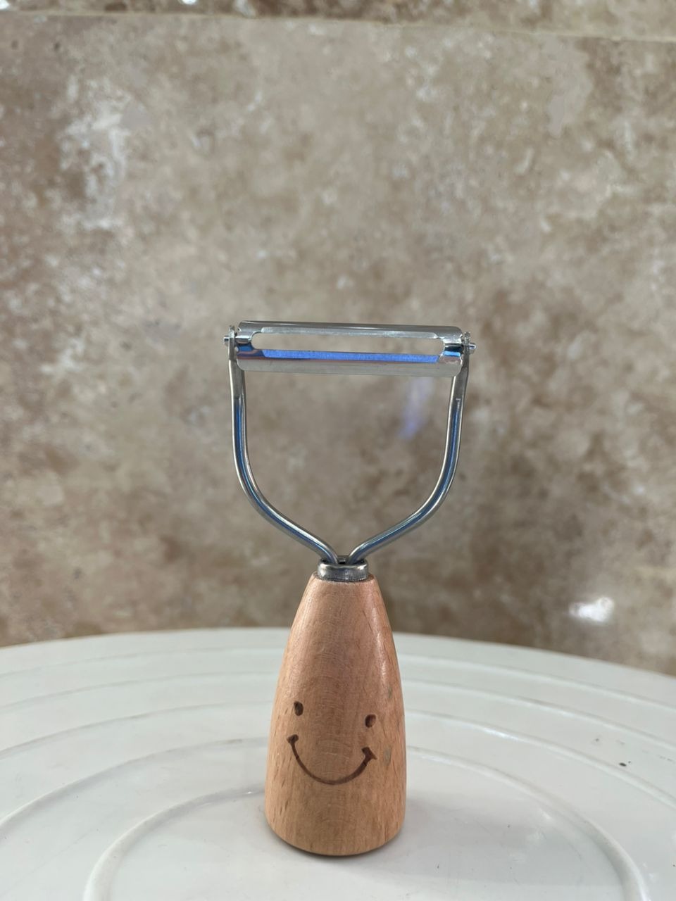 ابزار دسته چوبی لبخند پوست کن