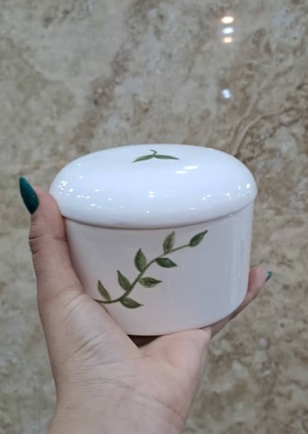 شکلات خوری طرح برگ سرامیکی مقصود