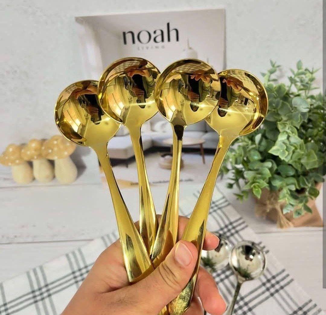 ملاقه خورشت یونیک طلایی