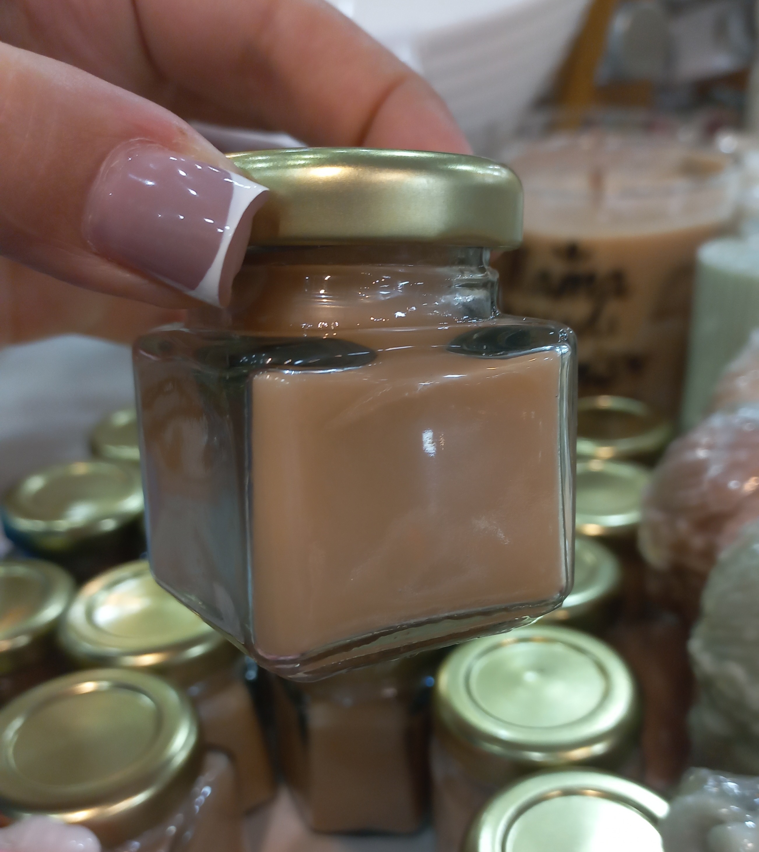 شمع شات شیشه ای عطری